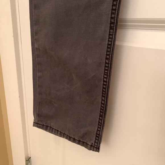 Mens Levi's 514 White Tab Straight Fit Jeans Grey Size 29/ 32 - Picture 6 of 14